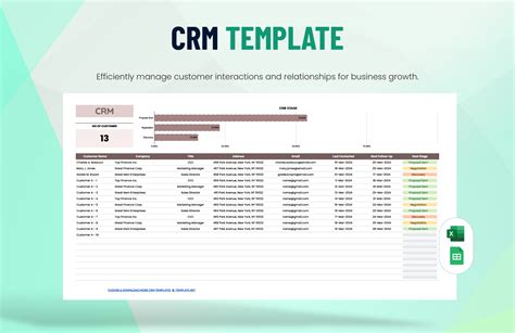 Google Crm Template