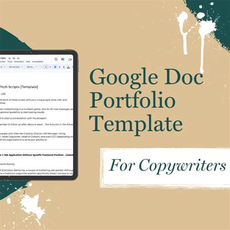 Google Doc Portfolio Template