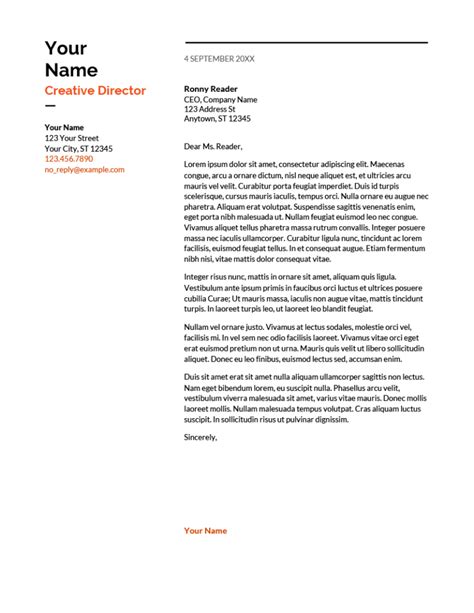 Google Docs Cover Letter Template Download Picture