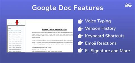 Google Docs Features