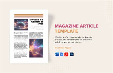 Google Docs Magazine Template – Free Editable Template & Examples ...