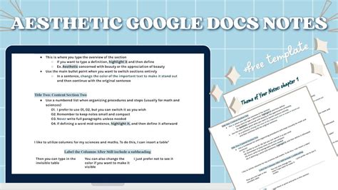 Google Docs Notes Templates