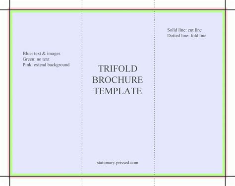 Google Docs Tri Fold Brochure Template
