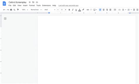 Google Docs is right away in Your script