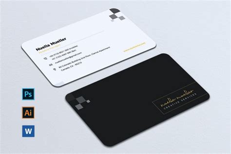 Google Drive Business Card Template
