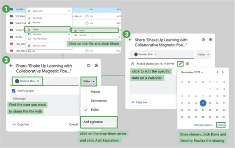Google Drive sharing with expiry