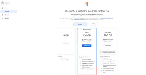 Google Drive upgrade
