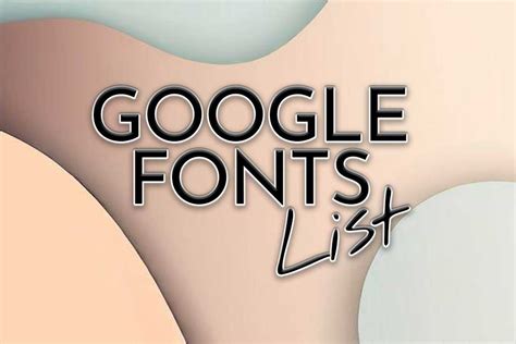 Google Fonts