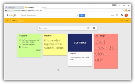 Google Keep features