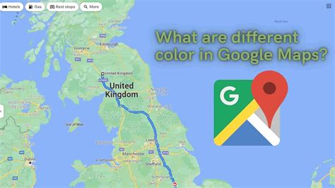What Do the Different Colors Mean on Google Maps? Boondocker's Bible