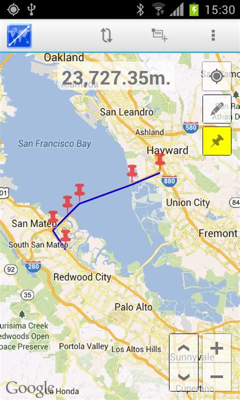 Distance calculator between two places using google map API in php