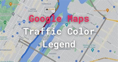 Google Maps Traffic Color Legend All Colors Explained!
