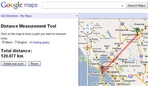 Distance calculated via Google Distance Matrix API and Google Map API