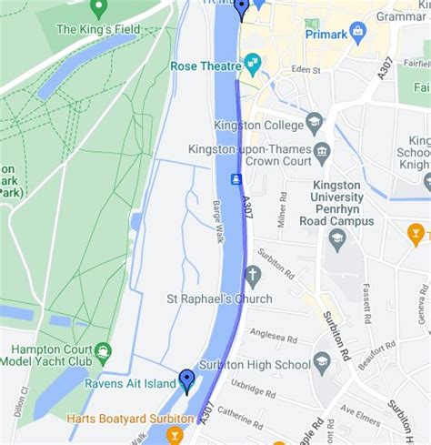 Google Maps Kingston Upon Thames