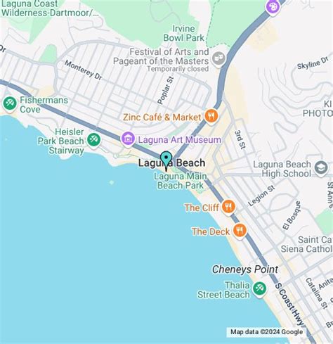 Google Maps Laguna Beach Ca