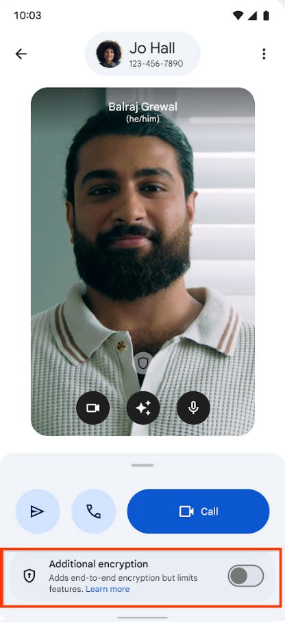 Google Meet encryption