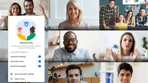 Google Meet security and features