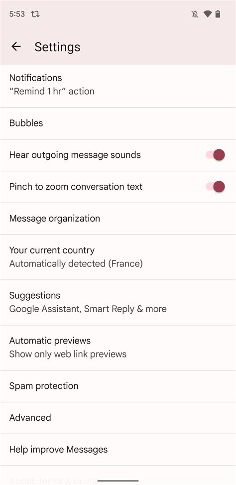 Google Messages is adding a setting to disable pinch to zoom