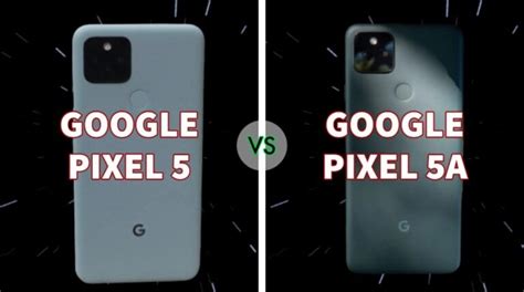 Google Pixel 5 vs. Pixel 5a specs