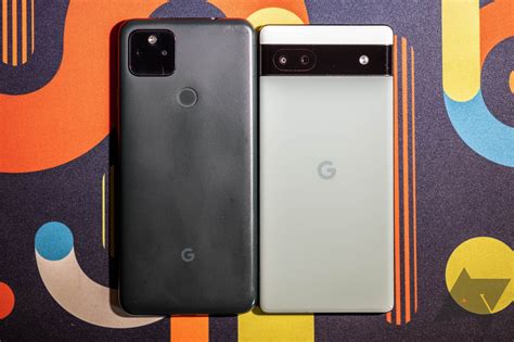 Google Pixel 5a vs Google Pixel 6a: Design