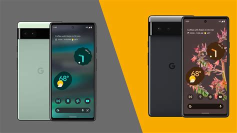 Google Pixel 6 vs Google Pixel 6a: Design