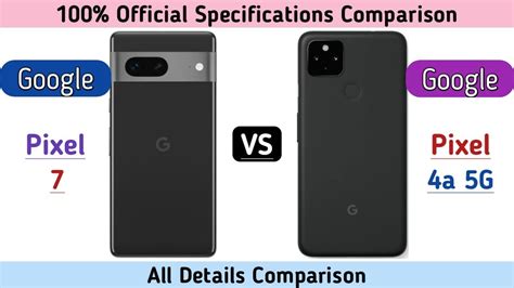 Google Pixel 7 vs Google Pixel 4a: Design