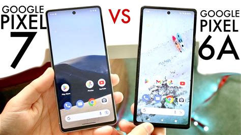 Google Pixel 7 vs Google Pixel 6a: Display