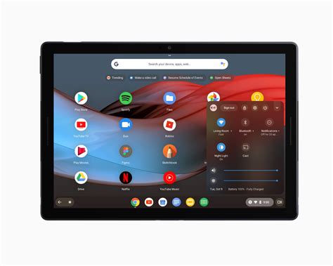 Google Pixel Slate display