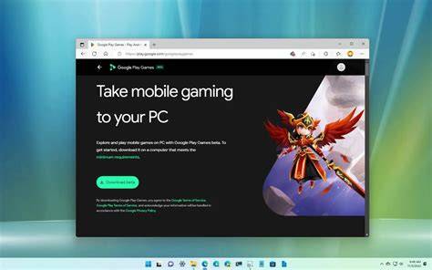 Antarmuka Google Play Games untuk PC