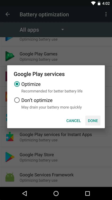 Google Play Store Battery Drain Fixed