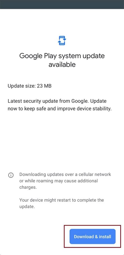 Google Play System Update Explained For You
