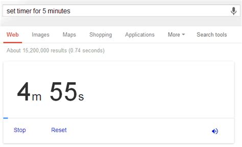 Time's Up! Google's Sleek Timer Sets Countdown for One Minute