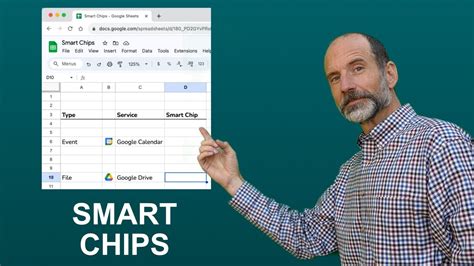 Google Sheets smart chips