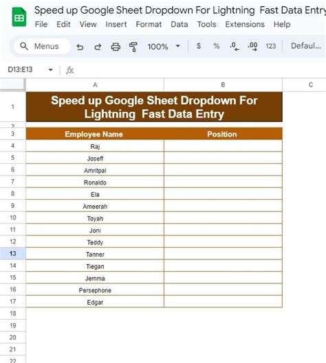 Google Sheets speed
