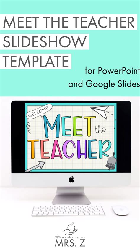 Google Slides Meet The Teacher Template