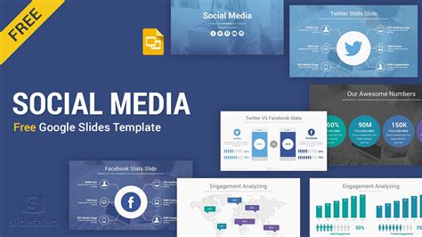 Google Slides Social Media Template