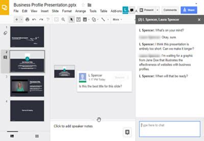 Google Slides collaboration
