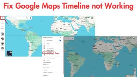Google Timeline Not Working