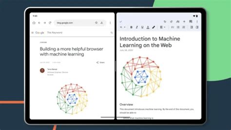 Google Workspace apps are getting tablet optimizations