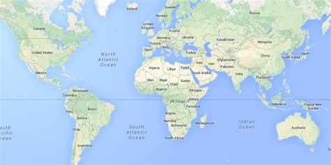 Google World Map With Countries
