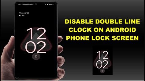 Google is also bringing a new toggle to enable/disable the double-line clock on the lock screen