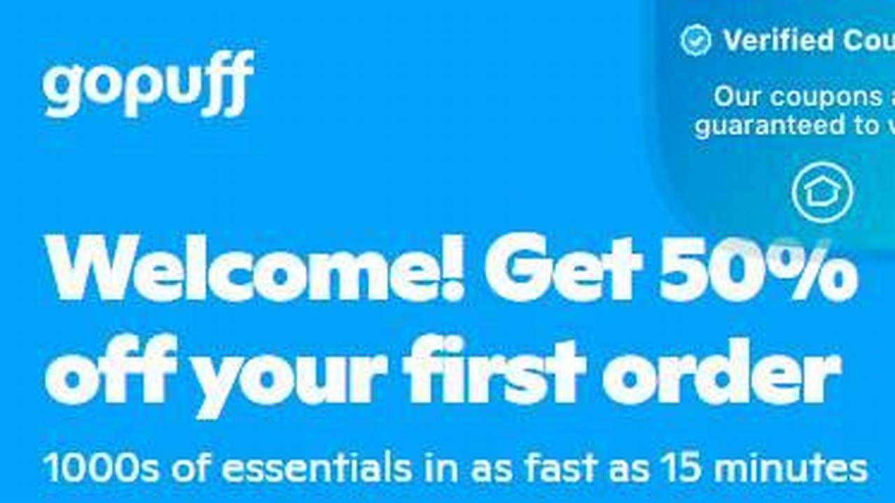 Gopuff Promo Code 2025