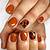 Gorgeous Fall Shades: Nail the Season with Luxurious Burnt Orange Nails