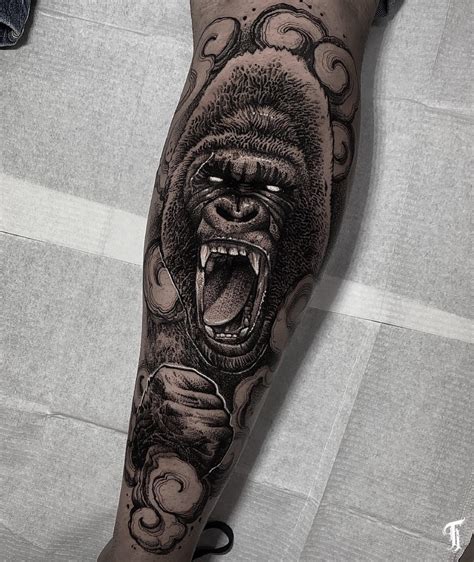 Gorilla Tattoo Design