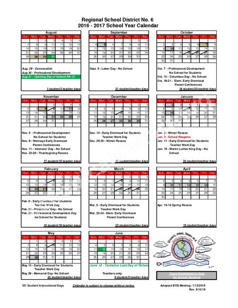 Goshen Academic Calendar