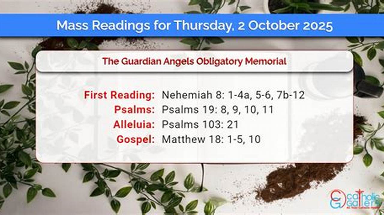 Gospel Reading For October 1 2024