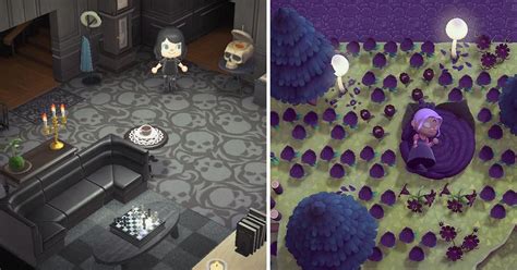 Gothic Vibes meet Animal Crossing: An Eerie Adventure on the Spooky Goth Island