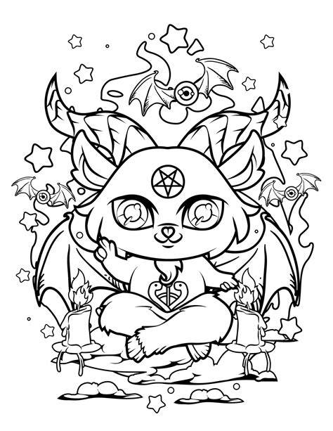 Goth Coloring Pages