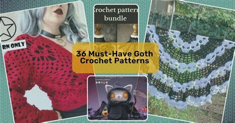 Goth Crochet Patterns