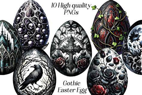 Gothic Easter Eggs